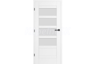 ERKADO set AZALIA 2 rámové dvere presklené, fólia Premium Biela +Zárubňa
