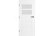 ERKADO set AZALIA 4 rámové dvere presklené, fólia Premium Biela +Zárubňa