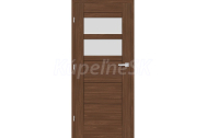 ERKADO set AZALIA 4 rámové dvere presklené, fólia Premium Orech +Zárubňa