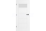 ERKADO set AZALIA 5 rámové dvere presklené, fólia Premium Biela +Zárubňa
