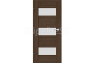 ERKADO set AZALIA 6 rámové dvere presklené, CPL Laminát Wenge Dark ST+Zárubňa