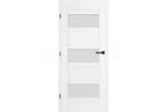 ERKADO set AZALIA 6 rámové dvere presklené, fólia Premium Biela +Zárubňa
