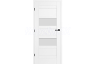 ERKADO set AZALIA 7 rámové dvere presklené, fólia Premium Biela +Zárubňa