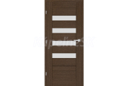 ERKADO set MAGNÓLIA 2 rámové dvere presklené, CPL Laminát Wenge Dark ST+Zárubňa