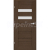 ERKADO set MAGNÓLIA 4 rámové dvere presklené, CPL Laminát Wenge Dark ST+Zárubňa