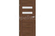 ERKADO set MAGNÓLIA 4 rámové dvere presklené, fólia Premium Orech +Zárubňa