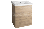 Aqualine ALTAIR umývadlová skrinka 57x72,5x45cm, dub emporio