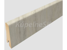 Egger MDF soklová original lišta 6cm, L581 Chromix biely