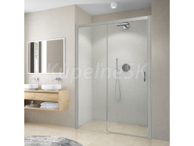 Roth CI D2L Sprchové dvere do niky posuvné Ľavé 130x200cm, Brillant/sk.Číre