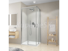 Roth CI C2L Sprchové dvere posuvné Ľavé 120x200cm, Brillant/sk.Číre