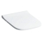 Geberit Smyle Square WC sedadlo Slim Softclose Odnímateľné Duroplast Biele Veko-upev.Zhora