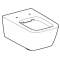 Geberit iCon Square Závesné WC hlboké splachovanie, Rimfree, 35x33x54 Biele/KeraTect