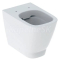 Geberit Smyle Square Stojacie WC hlboké splachovanie univerz. odpad, Rimfree, Biele