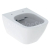 Geberit Smyle Square Závesné WC hlboké splachovanie, Rimfree, 35x49cm, Biele