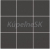 Rako COLOR TWO GRS0K248 mozaika 9,7x9,7 Antracitovo Šedá 9,7x9,7x0,6cm,R10B, 1.tr. matný