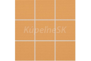 Rako POOL mozaika set 30x30 cm 10x10cm SvetloOranžová GRS0K650, 1.tr.