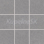 Rako BLOCK DAK12782 dlažba mozaika rektifikovaná tmavošedá 30x30cm, R10B matná