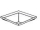Rako COLOR TWO bezbariérová tvarovka rohová 9,7x9,7cm SvetloBéžová GTR0N607, 1.tr.