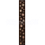 OPOCZNO OD028-014, ZEBRANO brown border modern 7x45, liestela