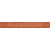 ARANCIA orange border leather, listela 5×40cm, WD 299-004