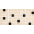 Cersanit KAROO BEIGE MOSAIC GLASS 14,7X29,7, glaz.gres-dekor OD193-005,1.tr.