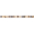 Cersanit VIRGA listela BORDER MOSAIC 2,8X45