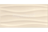 Cersanit BASIC PALETTE Beige Glossy Wave Struct. 29,7X60 G1, obklad OP631-034-1,1.tr.