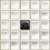 Cersanit UNIVERSAL GLASS DECORATION White/Black Mosaic A New 14,8X14,8 mozaika,1.tr.