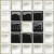 Cersanit UNIVERSAL GLASS DECORATION White/Black Mosaic B New 14,8X14,8 mozaika,1.tr.