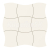 Tubadzin Albero Place White obklad-mozaika 29,3x29,3x1 cm matná rektifikovaná