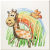 Tubadzin PASTEL Safari2 20x20 obklad-dekor matný