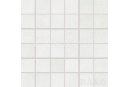 Rako EXTRA WDM05723 dlažba-mozaika matná 30x30cm,kocka 4,8x4,8,svetlo-šedá,rekt,mraz,1.tr.