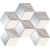 Tubadzin Senza grey hex  mozaika 22,1x29,8 SOHO