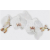 Cersanit MARISOL White Flower 25x40 obklad-dekor lesklý WD956-008, 1.tr