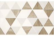 Cersanit AREZZO INSERTO TRIANGLE 25X40x0,8 cm, obklad, lesklý, WD830-003,1.tr.