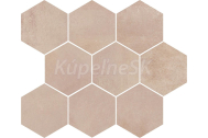 Cersanit ARLEQUINI MOSAIC HEXAGON 28x33,7 dekor-mozaika Rektif. ND032-009, 1.tr.