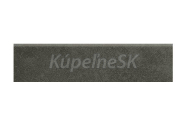 Cersanit ARES GRAPHITE SKIRTING 7,2X29,8 glaz.gres-Sokel matný mrazuvzd. OD708-040, 1.tr.