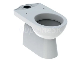 Geberit Selnova WC-kombi misa, Zvislý odpad, 665x356mm, Uzavretý tvar, Biele, oblé