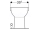 Geberit Selnova WC-kombi misa, Zvislý odpad, 665x356mm, Uzavretý tvar, Biele, oblé