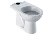 Geberit Selnova WC-kombi misa, Zvislý odpad, 670x360mm, Biele, oblé