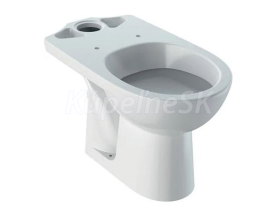 Geberit Selnova WC-kombi misa, Zadný odpad, 670x360mm, Biele, oblé