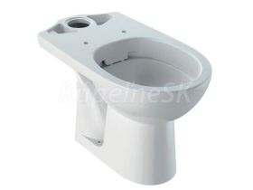 Geberit Selnova WC-kombi misa, Rimfree Zadný odpad, 665x356mm, Biele, oblé