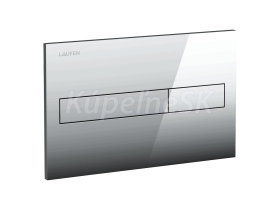 Laufen ovládacie Tlačidlo AW1 pre Podomietkový modul WC, Dual Flush Chróm