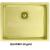Alveus QUADRIX 50 MONARCH nerezový drez so sifonom 55x45 - Gold