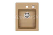 Alveus ATROX 10 kuchynský granitový drez so sifónom 40x50 - G- 55 Beige