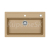 Alveus ATROX 40 kuchynský granitový drez so sifónom 79x50 - G-55 - Beige