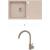 Alveus SET kuchynský drez GALAPAGOS so sifónom 77x43 + batéria ROXA - farba Beige