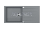 Alveus CADIT 50 kuchynský granitový drez so sifónom 100x50 - G- 81 Beton 1140595