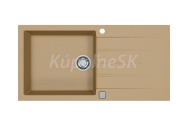 Alveus CADIT 50 kuchynský granitový drez so sifónom 100x50 - G- 55 Beige