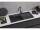 Alveus CADIT 50 kuchynský granitový drez so sifónom 100x50 - G- 91 Black